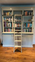 Boekenkast van Rivièra Maison, crèmekleurig, 240x194x42 cm, Ophalen, 200 cm of meer, 200 cm of meer, 25 tot 50 cm