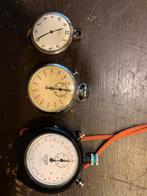 Vintage stopwatch Heuer / park / Buler zakhorloge, Verzenden, Staal, Overige merken