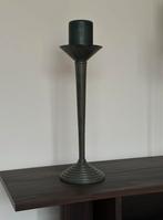 Prachtige vintage metalen kandelaar, Gebruikt, 25 tot 50 cm, Ophalen of Verzenden, Metaal