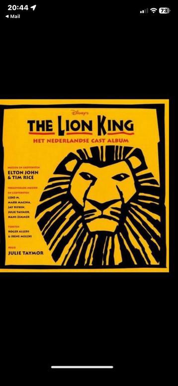 The Lion King - Nederlandse Cast Album beschikbaar voor biedingen