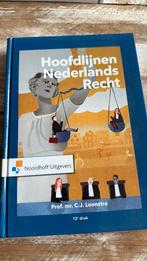Hoofdlijnen Nederlands Recht, Ophalen of Verzenden, Zo goed als nieuw, Overige niveaus, Nederlands