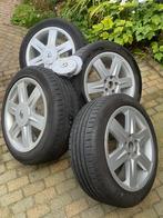 Velgen met zomerbanden, Auto-onderdelen, Banden en Velgen, Gebruikt, Banden en Velgen, 17 inch, Ophalen of Verzenden