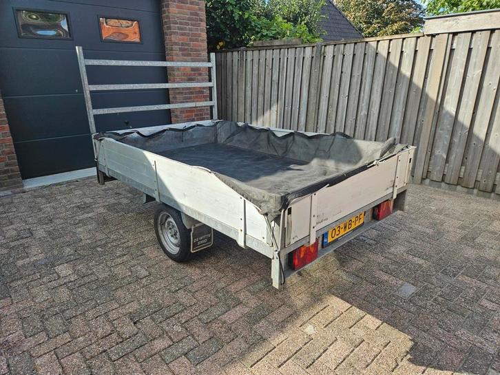 Anssems Psx1 Geremde Enkelasser 1300 KG 2,50 X 1,50, Auto diversen, Aanhangers en Bagagewagens, Gebruikt, Ophalen