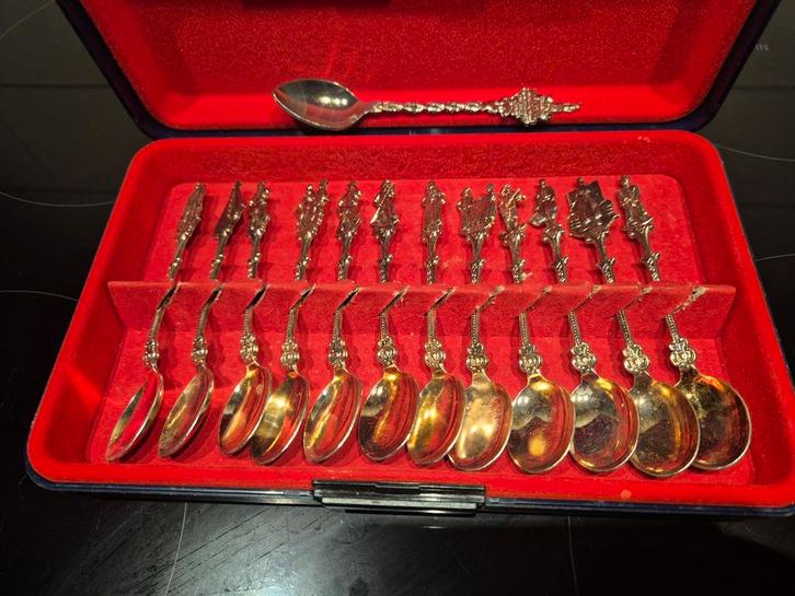 Verzilverde lepeltjes Zilverstad Schoonhoven, Antiek en Kunst, Antiek | Bestek, Ophalen of Verzenden