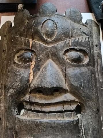 Oud Masker, Nepal gebruikt+1920 Redelijk staat beschikbaar voor biedingen