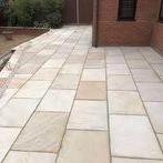 prachtige natuursteen tuintegels Indian Mint 60x90 cm, Ophalen, Nieuw, Natuursteen, Terrastegels