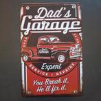 Dad's Garage Metalen plaat, Ophalen of Verzenden, Zo goed als nieuw