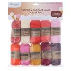 Scheepjes Catona Chroma Minis - Kleuren Pack, Hobby en Vrije tijd, Breien en Haken, Ophalen of Verzenden, Nieuw, Breien of Haken