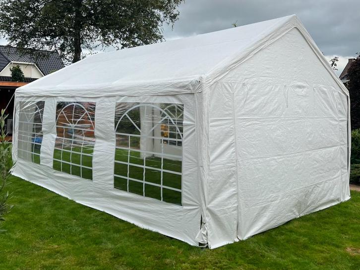 Partytent 6x4, partytenten, feestverhuur, evenement, 6 bij 4, Tuin en Terras, Partytenten, Zo goed als nieuw, Partytent, Minder dan 4 meter