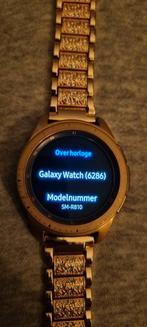 Galaxy smartwatch SM R810.Met verschillende bandjes, Ophalen of Verzenden, Zo goed als nieuw, Zwart, Android