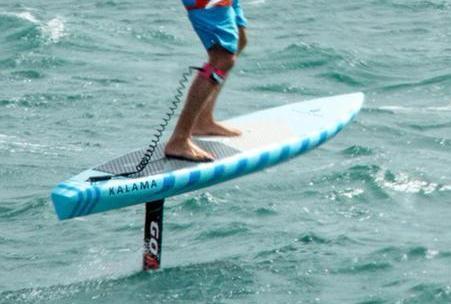 Kalama 111L (ruilen bespreekbaar) – High-end wingfoil board, Watersport en Boten, Wingsurfen, Zo goed als nieuw, Wingsurf-board