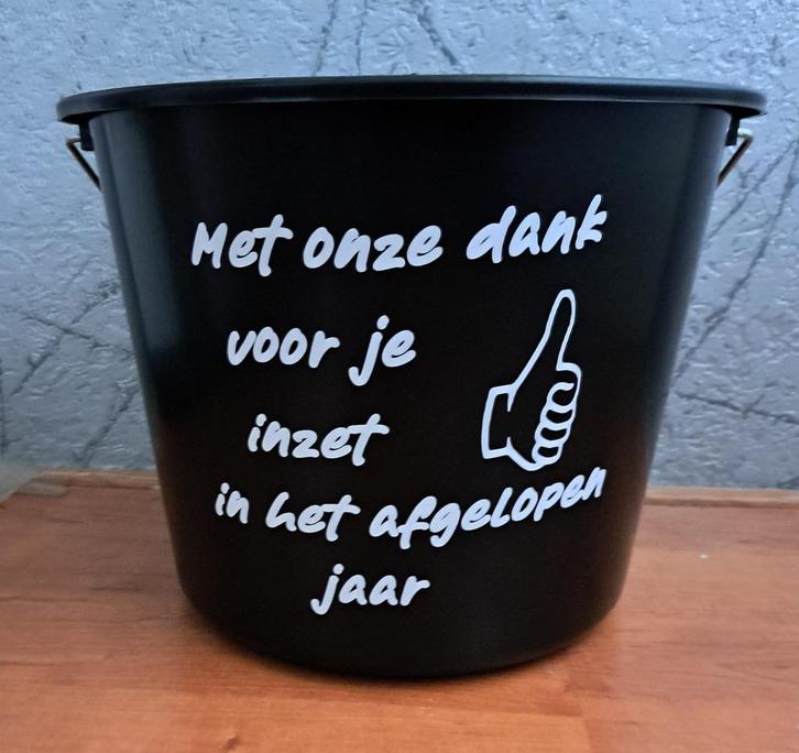 Kado emmer, Hobby en Vrije tijd, Feestartikelen, Nieuw, Overige, Ophalen