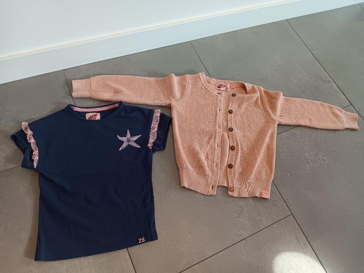 Z8 vest en Z8 shirt (maat 104/110)., Kinderen en Baby's, Kinderkleding | Kinder-kledingpakketten, Zo goed als nieuw, Maat 104