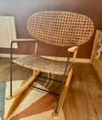 IKEA Grönadal rieten schommelstoel, Huis en Inrichting, Stoelen, Ophalen, Bruin, Riet of Rotan, Zo goed als nieuw