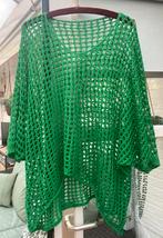 Gifgroen truitje one size made in Italy, Kleding | Dames, Grote Maten, Ophalen of Verzenden, Zo goed als nieuw, Groen, Trui of Vest