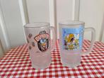 Twee grote bierpullen  The Simpsons, Glas, Overige stijlen, Glas of Glazen, Ophalen of Verzenden