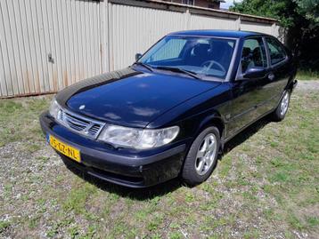Saab 9-3 2.0 T Coupe 2001 Zwart beschikbaar voor biedingen