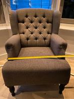Fauteuil grijs, Huis en Inrichting, Fauteuils, Ophalen, Zo goed als nieuw, 75 tot 100 cm, 50 tot 75 cm