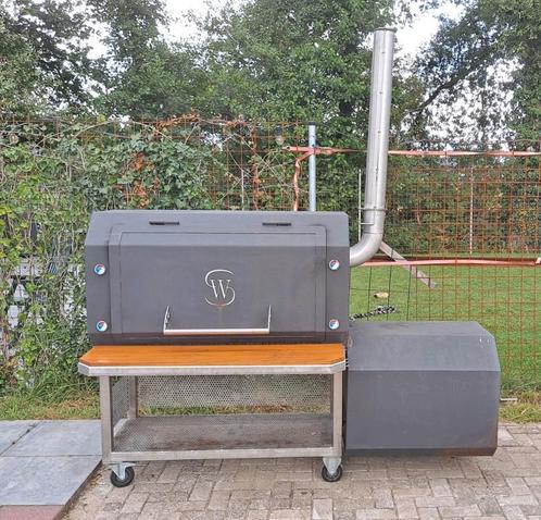 offset smoker (zelfbouw), Tuin en Terras, Barbecue-accessoires, Zo goed als nieuw, Ophalen