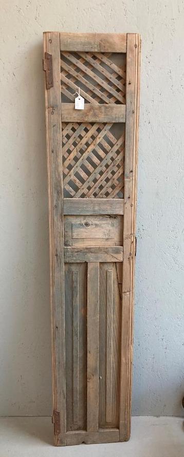 Brocante oud Frans houten luik - luikje - deur - deurtje beschikbaar voor biedingen
