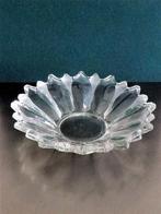 Art Deco Walther & sohne Bloemvormige schaal blank persglas, Ophalen of Verzenden