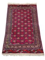 Handgeknoopt Perzisch Turkmeni tapijt nomad 129x198cm, Persian, 100 tot 150 cm, Crème, Onbekend