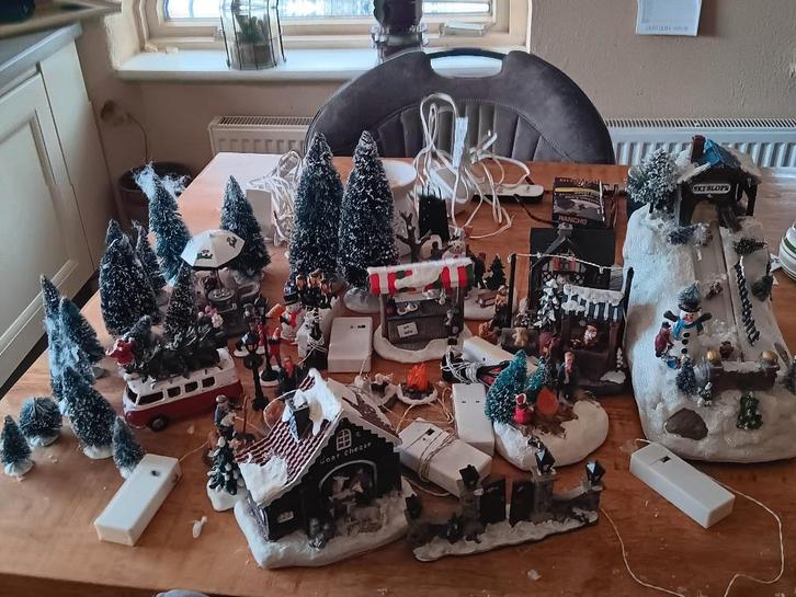 Kerst/winter diorama's, Hobby en Vrije tijd, Modelbouw | Figuren en Diorama's, Gebruikt, 1:50 of kleiner, Ophalen