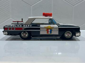 Blikken speelgoed ASC Aoshin Ford Police Car Japan + sirene beschikbaar voor biedingen