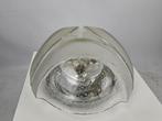 Vintage plafondlamp van glas van Peil & Putzler jaren 70, Glas, Ophalen of Verzenden