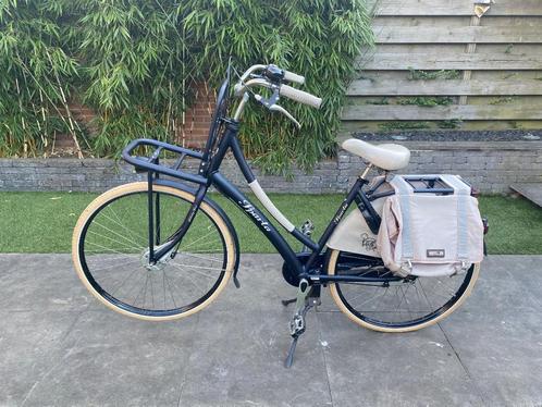 Damesfiets Sparta donkerblauw, Fietsen en Brommers, Fietsen | Dames | Damesfietsen, Gebruikt, Sparta, Versnellingen, Ophalen