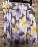 Biba! Super leuke rok geel paars wit, travelstof, prima 44, Kleding | Dames, Rokken, Overige kleuren, Maat 46/48 (XL) of groter
