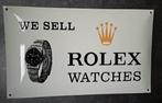 We sell Rolex emaillen reclame bord verzamel decoratie, Ophalen of Verzenden, Zo goed als nieuw, Reclamebord
