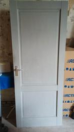 Massief houten binnendeur, Doe-het-zelf en Verbouw, Deuren en Horren, Ophalen, Gebruikt, 80 tot 100 cm, Binnendeur
