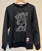 Kenzo dragon sweater/trui zwart (maat M – valt ruim), Kenzo, Zo goed als nieuw, Maat 46/48 (XL) of groter, Zwart
