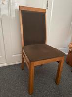 Eetkamerstoelen 4 stuks, Ophalen, Bruin, Zo goed als nieuw, Vier