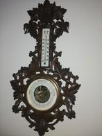 Barometer houtsnijwerk antiek, Audio, Tv en Foto, Weerstations en Barometers, Ophalen of Verzenden, Zo goed als nieuw