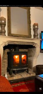 Zandstenen antieke schouw . Gedemonteerd . In mooie staat, Ophalen, Gebruikt, Vrijstaande haard