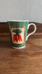 Crown Trent China Limited mok Carrots/wortels, Ophalen of Verzenden, Zo goed als nieuw, Porselein, Kop en/of schotel