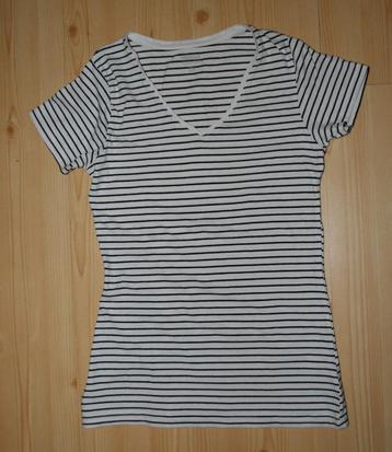 Zeeman gestreept shirt maat 170/176 (S). van 95% katoen en 5 beschikbaar voor biedingen