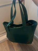 Groene Vasad Shopper Tas met vogeltjes, Ophalen of Verzenden, Zo goed als nieuw, Groen, Shopper