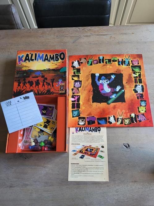 spel Kalimambo netjes en compleet!, Hobby en Vrije tijd, Gezelschapsspellen | Bordspellen, Gebruikt, Een of twee spelers, Drie of vier spelers