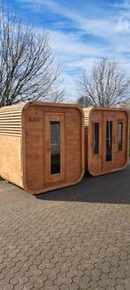 Buitensauna's vierkant, optie infrarood straler, ronde hoek, Sport en Fitness, Sauna, Nieuw, Complete sauna, Ophalen, Fins of Traditioneel