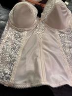 Elegante witte body of korset maat 85 E, Verzenden, Wit, Di, Lingerie