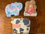 Drie djeco puzzels, Ophalen, 10 tot 50 stukjes, Gebruikt