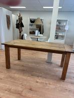 Massief houten eetkamertafel, eettafel, tafel, Ophalen, 50 tot 100 cm, Zo goed als nieuw, 150 tot 200 cm