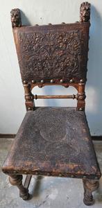 kasteelstoel, Antiek en Kunst, Antiek | Meubels | Stoelen en Banken, Ophalen