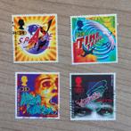 Engeland 1995 Tijdmachine  Mi 1576 - 1579, Ophalen of Verzenden, Gestempeld