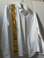 10 days blouse wit met gouden baan maat 0 (36/38), Ophalen of Verzenden, Zo goed als nieuw, Maat 36 (S), Wit
