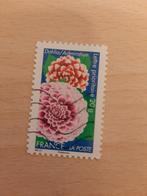 Frankrijk bloem dahlia, Verzenden, Gestempeld