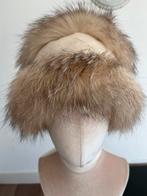 Bontmuts van echt bont, Ophalen of Verzenden, Zo goed als nieuw, 58 cm (L, 7¼ inch) of meer, Hoed
